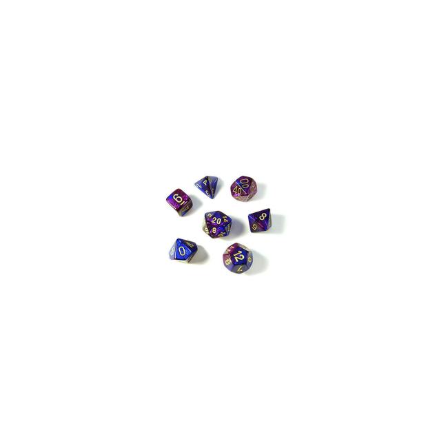 Gemini Blue/Purple: Polyhedral Set (7)